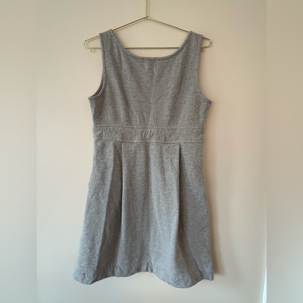 Juicy Couture Gray Sleeveless Dress Tie Waist Soft Knit Size M - Picture 5 of 5